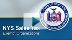 NYS Sales Tax Exempt Organizations